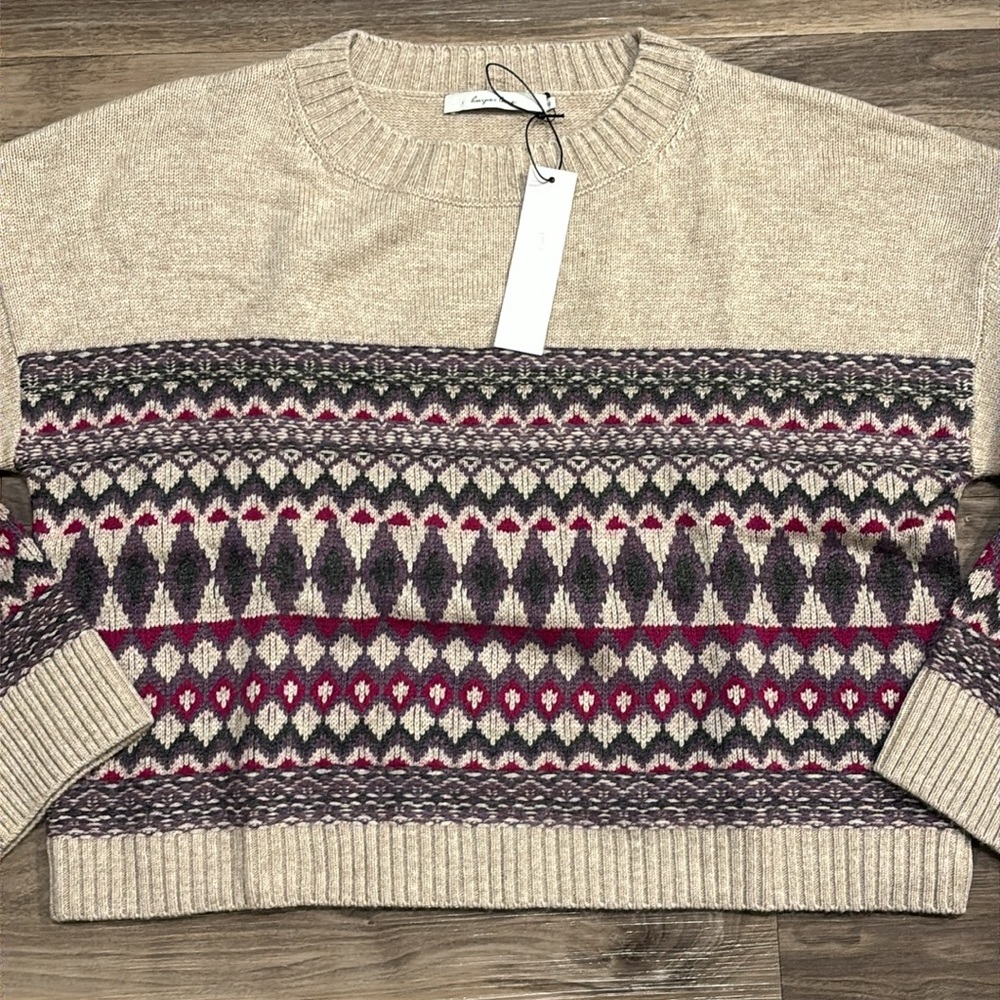 **NWT** Harper Lane Merino Wool Blend Sweater - Picture 3 of 6